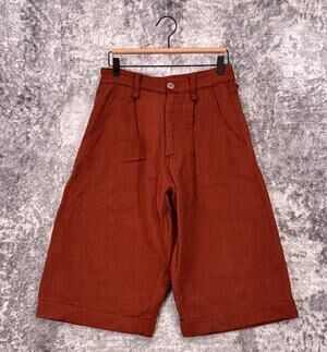 Goodfight Japan Shorts XS Mens Cotton Heavyweight Relaxed Fit Orange